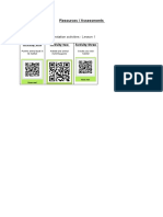 Resources / Assessments: Engage - QR Codes For Rotation Activities - Lesson 1 Activity One Activity Two Activity Three