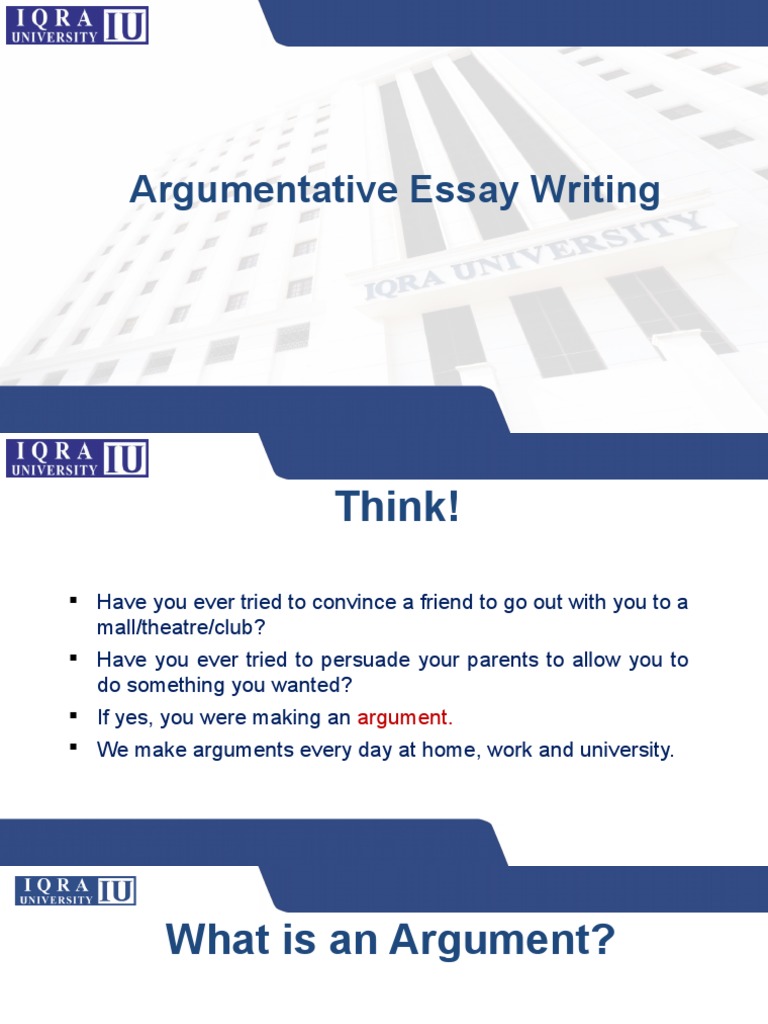 argumentative essay final paragraph