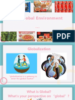 Week 6 Management-Global Environment