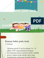 Konsep Safety Pada Anak KELOMPOK 4