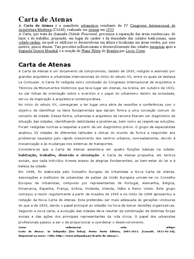 Carta de Atenas