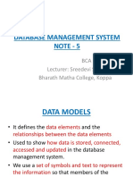 RDBMS DATA MODEL