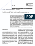 Advanced Formulation and Pharmacological Activity of Hydrogel of The Titrated Extract of C. Asiatica