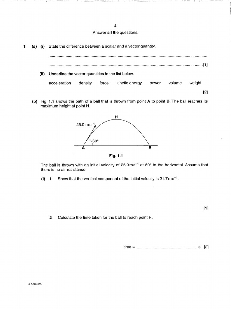 纶 Physics HW 1 Vectors | PDF