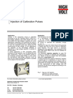 Injection of Calibration Pulses: Data Sheet No. 6.12/1
