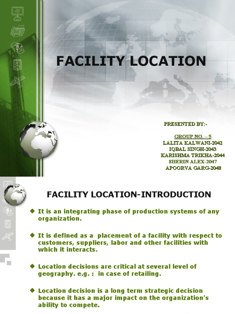 Facility Location Strategies Explained | PDF | Labour Economics | Car