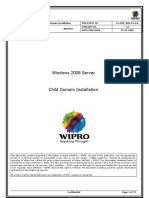 CN - SVR - WIN.2.62.a.windows Server 2008 Chid Domain Installation