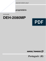 Manual Do Proprietário CD PLAYER DEH-2080MP. Português (B)