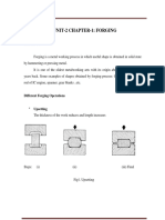 Unit 2 Chapter 1 Forging