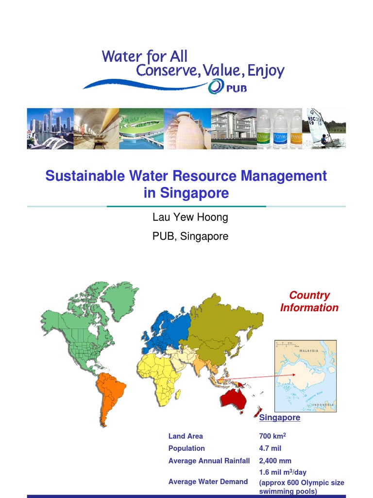 Sustainable Water Management in Singapore | PDF | Water Resources ...