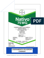 Etiqueta Nativo 75 WG