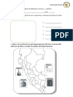 Exámen de Personal Social - Agosto