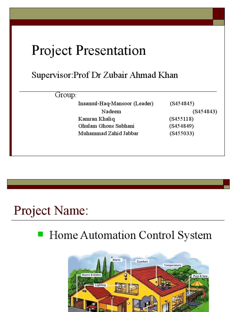 Home Automation Project Overview | PDF | Port (Computer Networking ...