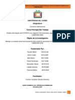 Impacto COVID en comercio CARIFORO-EPA