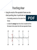 Punching Shear: - Using The Results of The Equivalent Frames We Also Check Punching Shear. in Particulare We Take