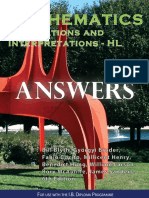Mathematics - ANSWERS - Applications and Interpretation HL - Sixth Edition - IBID 2019