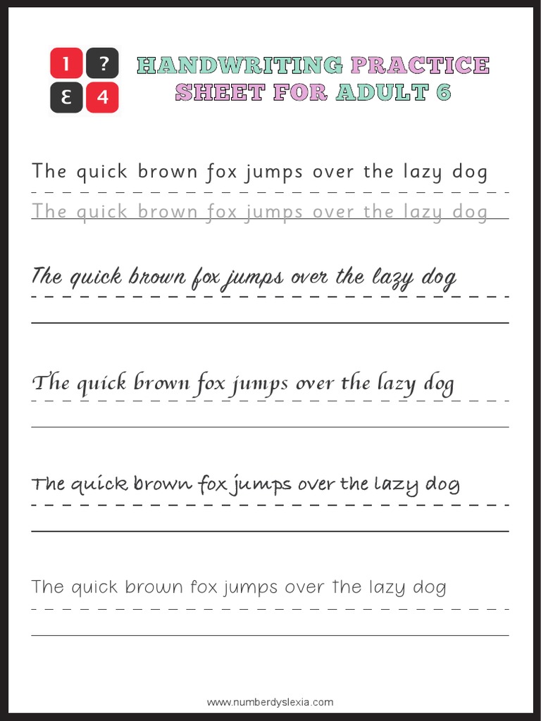 Handwriting Sheet2 | PDF for Free Printable Aesthetic Handwriting Practice Sheets Pdf