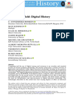 Romein Et Al. - State of The Field Digital History