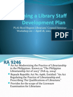 Designing A Library Staff Development Plan