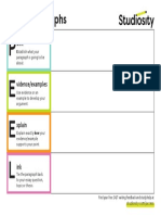 PEEL Paragraph Planner