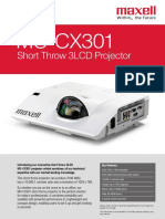 MC-CX301: Short Throw 3LCD Projector