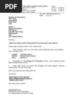 Surat Jemputan VIP Untuk Perasmian