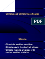 Climates and Climate Classification