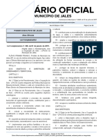 LEI DE PARCELAMENTO, USO E OCUPAÇÃO DO SOLO DO MUNICIPIO DE JALES - Lei Complementar Nº 300 de 07 de Janeiro de 2019