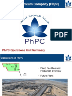 Pharaonic Petroleum Company (PHPC) : PHPC Operations Unit Summary