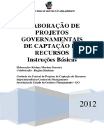 Elaboracao de Projetos Governamentais de Captacao de Recursos Instrucoes Basicas v11