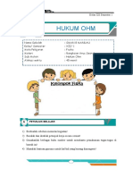 Hukum Ohm: Lembar Kerja Siswa