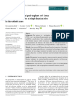 Classification of Facial Peri-Implant Soft Tissue Zucchelli 2019 Col