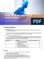 Principles of Growth & Development