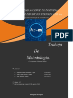 Presentación de Metodología de La Investigación (Evaluación de Documentos Monográficos) .