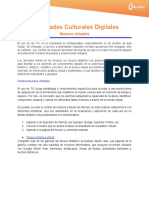 Actividades Culturales Digitales