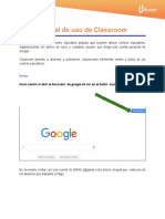 Manual de Uso de Classroom