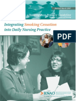 Integrating Smoking Cessation Into Daily Nursing Practice