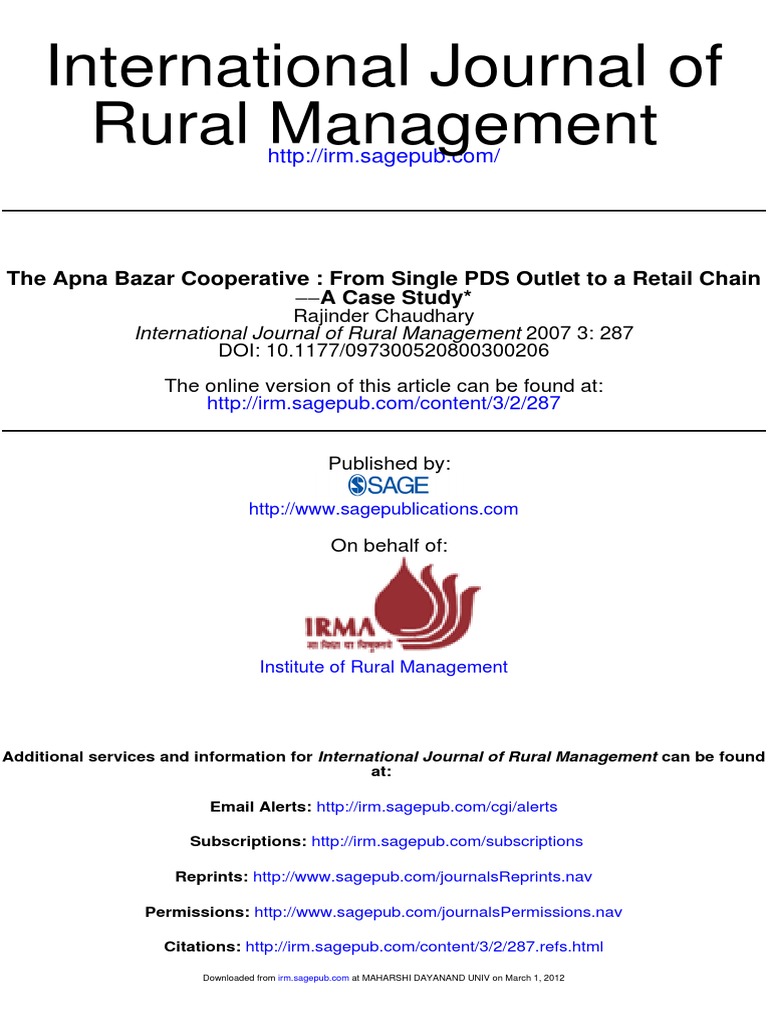 The Apna Bazar Cooperative From Single P Pdf Retail Stocks