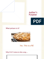 Author's Purpose