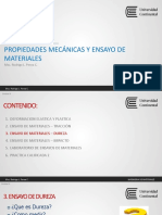 Ensayos de materiales y propiedades mecánicas