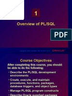 Overview of PL/SQL