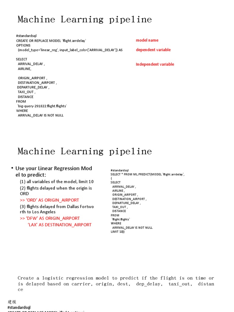 Machine Learning Pipeline: Model Name Dependent Variable | Download ...
