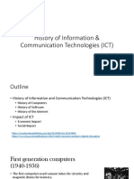 History of Information & Communication Technologies (ICT)