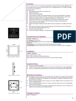 M/PTL4.1 KNX Granite Display: Datasheet