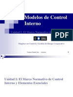 Modelos de Control Interno (I) Magister UCentral. Marco Normativo de Control Interno clase 1