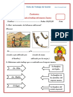 Ficha Conociendo El Trabajo Del Imperio Incaico.