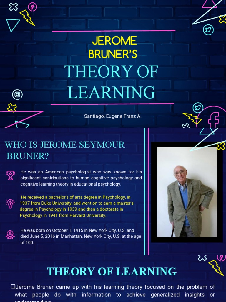 The Theory of LearningJerome Bruner PDF Psychology Learning