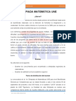 Olimpiada Matemática Une: ¿Qué Es?