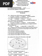 Grade 7 SCIENCE Q4-ST1 Answers