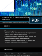 PRÁCTICA 2. Determinacion Del Punto de Ebullicion